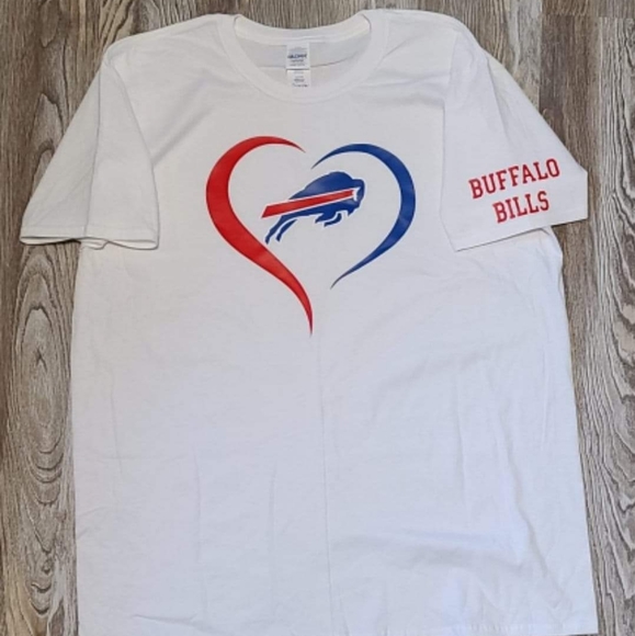 Buffalo Bills Women's White Tshirt - Picture 2 of 2